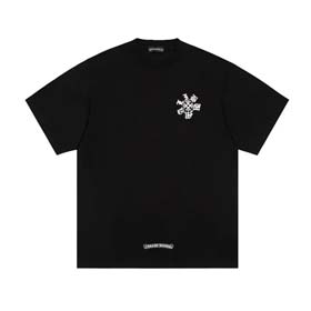 Chrome Hearts CH Neues lockeres T-Shirt mit kurzen Ärmeln aus Baumwolle (36 Stile) - 1868  