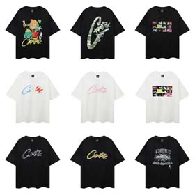 Corteiz Brief drucken locker Alcatraz lässiges kurzärmeliges T-Shirt-1899  