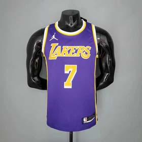 NBA Lakers runder Hals lila Basketball Uniform Jersey heiße Presse atmungsaktive schnelle trocknen (  