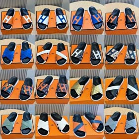 Hermes Sommer Luxus Leder Flip-Flops Baita Sandalen-2334  