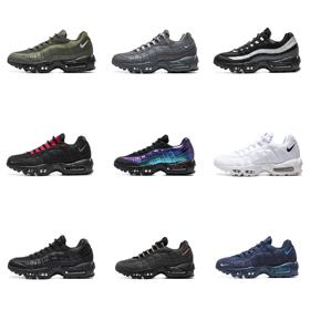 Nike Air Max 95 Lace-Up Leder Low-Top Laufschuh-2669  