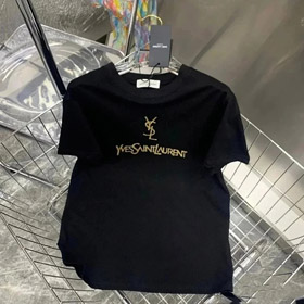 Yves Saint Laurent YSL neue Buchstabe Print kurzärmeliges T-Shirt (3 Stile)-2844  