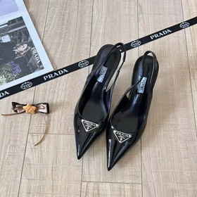 PRADA Lackleder spitze Zehen Schnalle Stiletto High Heels (4 Stile) -2961  