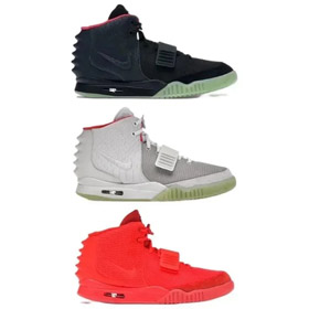 Nike Air Yeezy 2 nrg kanye west stoßdämpfende high-top retro basketball schuhe-2982  
