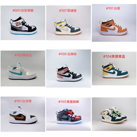 Nike NK Jordan Air Jordan 1 MID Röntgen Skelett Mid-Top Kinder Basketball Schuhe-4113  