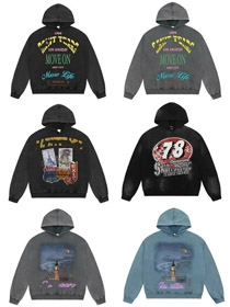 SAINT Mxxxxxx Druck Schwergewicht Hoodie-4431  