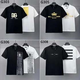 DOLCE GABBANA Herren gedrucktes Kurzarm-T-Shirt-1935  